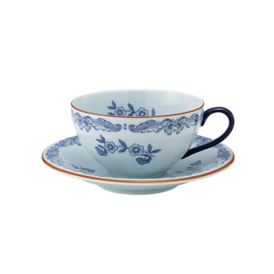 ミントロール　純銀カップ ロールストランド オスティンディア コーヒーカップ＆ソーサー 160ml