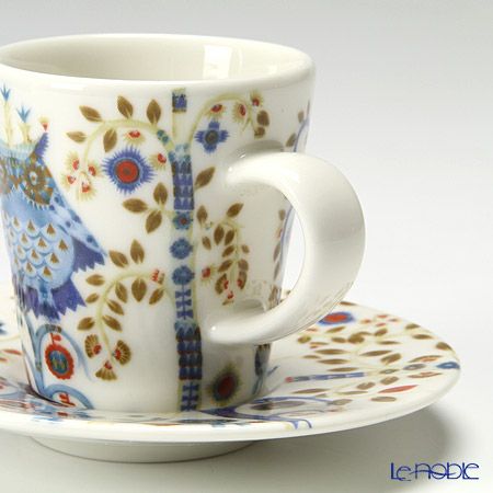 イッタラ（iittala） タイカ ホワイト エスプレッソカップ＆ソーサー 100ml