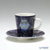 イッタラ（iittala） タイカ ブルー エスプレッソカップ＆ソーサー 100ml