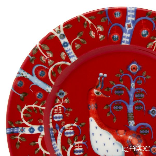 イッタラ（iittala） タイカ レッド プレート 22cm