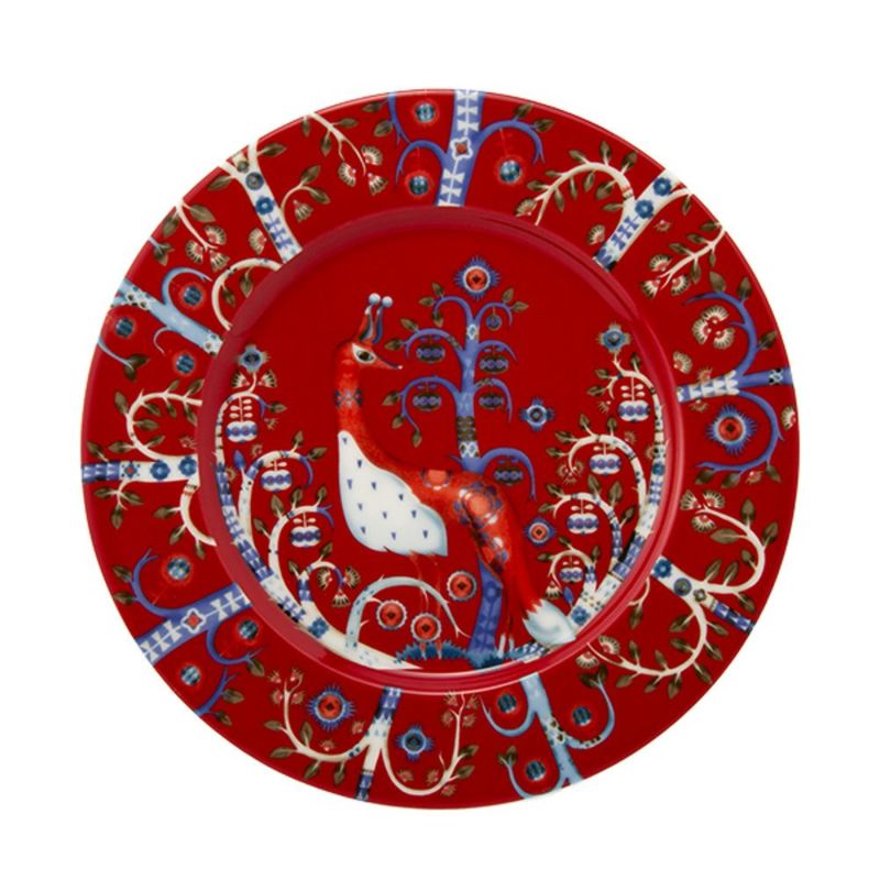 イッタラ（iittala） タイカ レッド プレート 22cm | ブランド洋食器