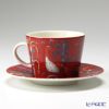 イッタラ（iittala） タイカ レッド コーヒーカップ＆ソーサー 200ml