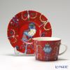 イッタラ（iittala） タイカ レッド コーヒーカップ＆ソーサー 200ml