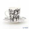 イッタラ（iittala） タイカ ブラック エスプレッソカップ＆ソーサー 100ml
