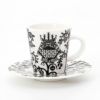 イッタラ（iittala） タイカ ブラック エスプレッソカップ＆ソーサー 100ml
