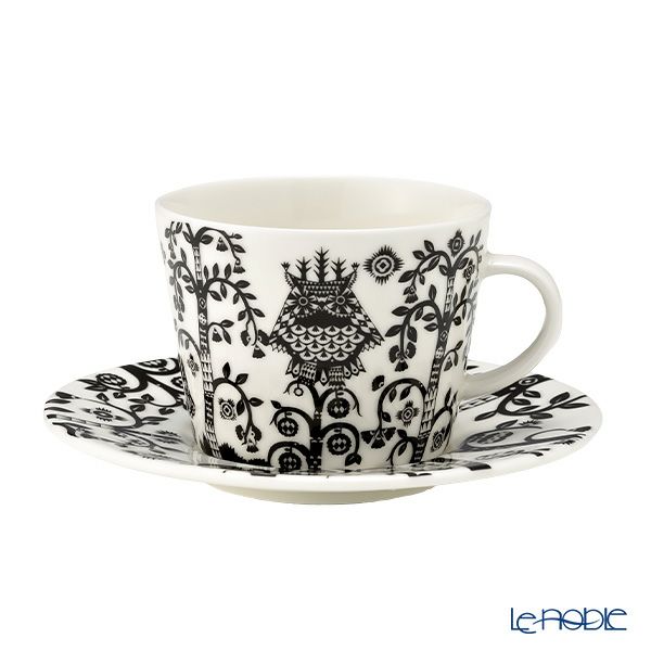 イッタラ（iittala） タイカ ブラック コーヒーカップ＆ソーサー 200ml