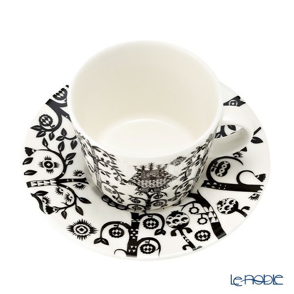 イッタラ（iittala） タイカ ブラック コーヒーカップ＆ソーサー 200ml