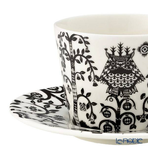 イッタラ（iittala） タイカ ブラック コーヒーカップ＆ソーサー 200ml