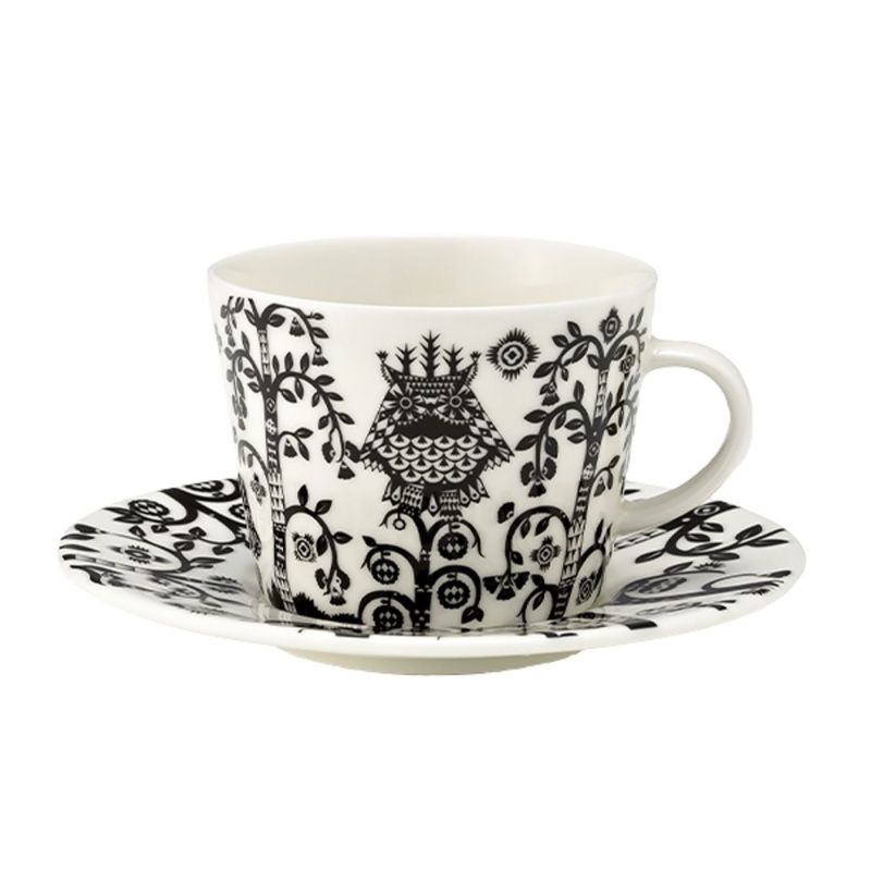 イッタラ（iittala） タイカ ブラック コーヒーカップ＆ソーサー 200ml