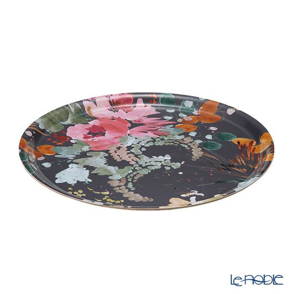 ary オーリー KELLY VENTURA／ガーデンブーケ トレイ 丸 31cm