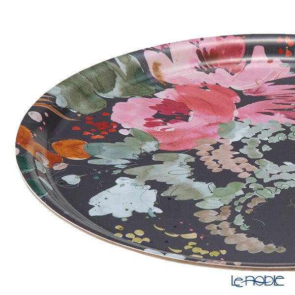 ary オーリー KELLY VENTURA／ガーデンブーケ トレイ 丸 31cm