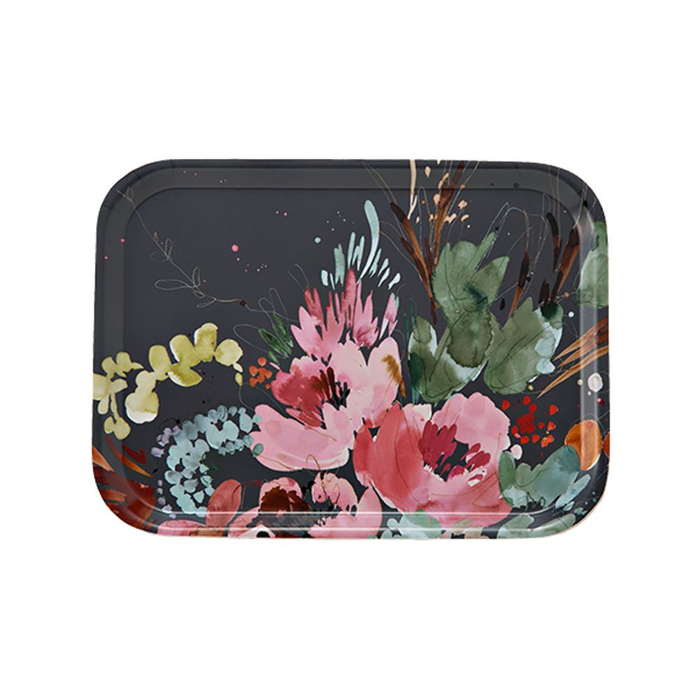 ary オーリー KELLY VENTURA／ガーデンブーケ トレイ 長方形 27×20cm