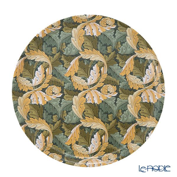 ary オーリー ウィリアムモリス／アカンサス トレイ 丸 31cm