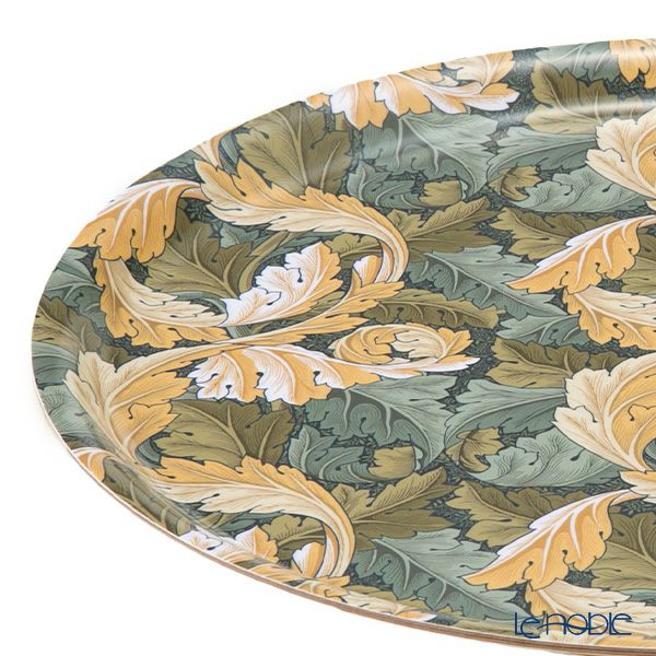 ary オーリー ウィリアムモリス／アカンサス トレイ 丸 31cm