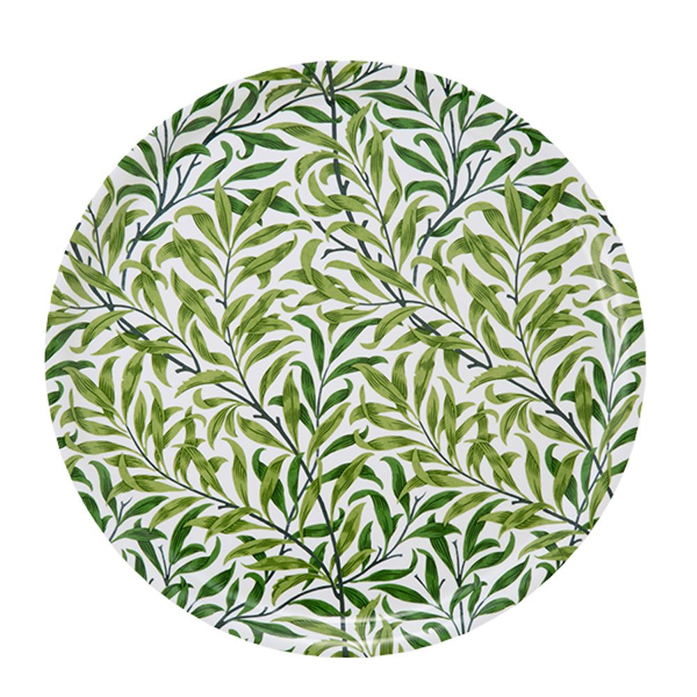 ary オーリー ウィリアムモリス／ウィローボウ トレイ 丸 31cm