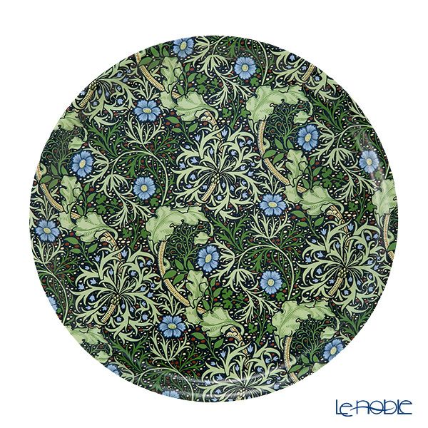 ary オーリー ウィリアムモリス／シーウィード トレイ 丸 31cm