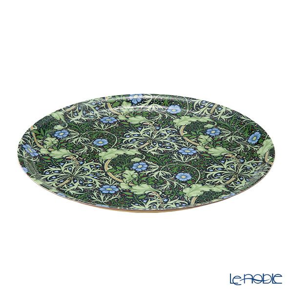 ary オーリー ウィリアムモリス／シーウィード トレイ 丸 31cm