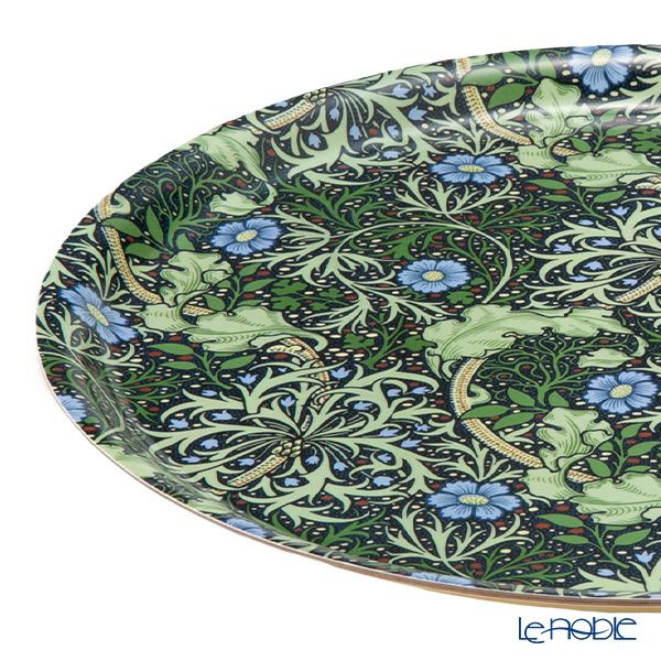 ary オーリー ウィリアムモリス／シーウィード トレイ 丸 31cm