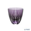 【伝統工芸】田島硝子 江戸切子 星華紋 ぐい呑み 紫 75ml TK21-301-1V