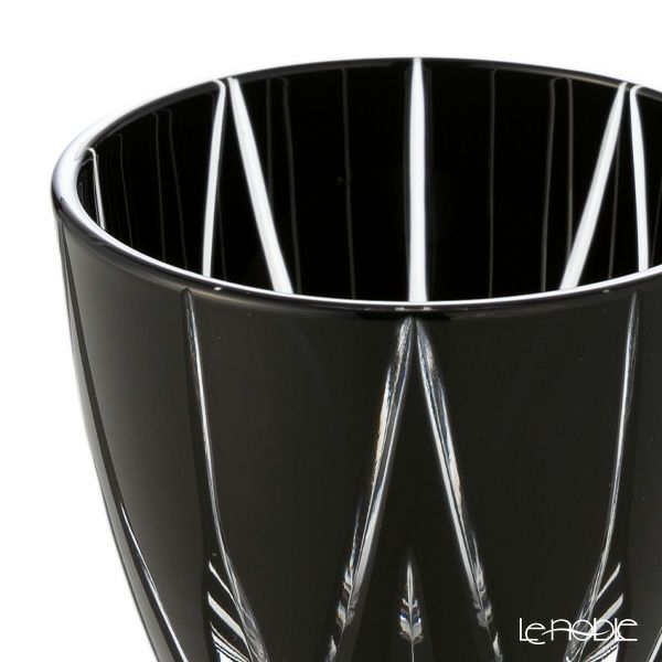 【伝統工芸】田島硝子 江戸切子 黒切子 星華紋 ぐい呑み 黒 75ml TK21-301-1K