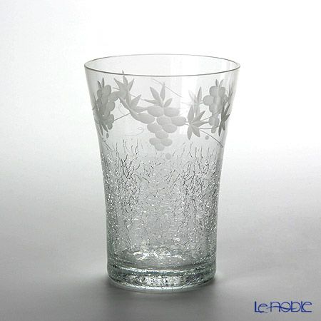 【伝統工芸】田島硝子 はな雪 フリーカップ ペア TG04-005-2