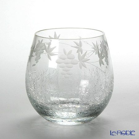 【伝統工芸】田島硝子 はな雪 ワインタンブラー ペア TG05-006-2