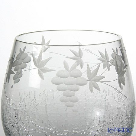 【伝統工芸】田島硝子 はな雪 ワインタンブラー ペア TG05-006-2