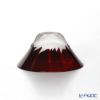 【伝統工芸】田島硝子 富士山祝盃 赤富士 TG13-013-1R 木箱入
