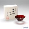 【伝統工芸】田島硝子 富士山祝盃 赤富士 TG13-013-1R 木箱入