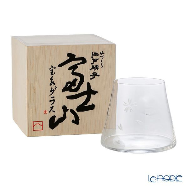 【伝統工芸】田島硝子 富士山宝永グラス クリア TG13-014-1C 木箱入