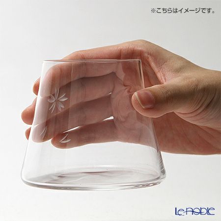 【伝統工芸】田島硝子 富士山宝永グラス サクラ TG13-014-1P 木箱入