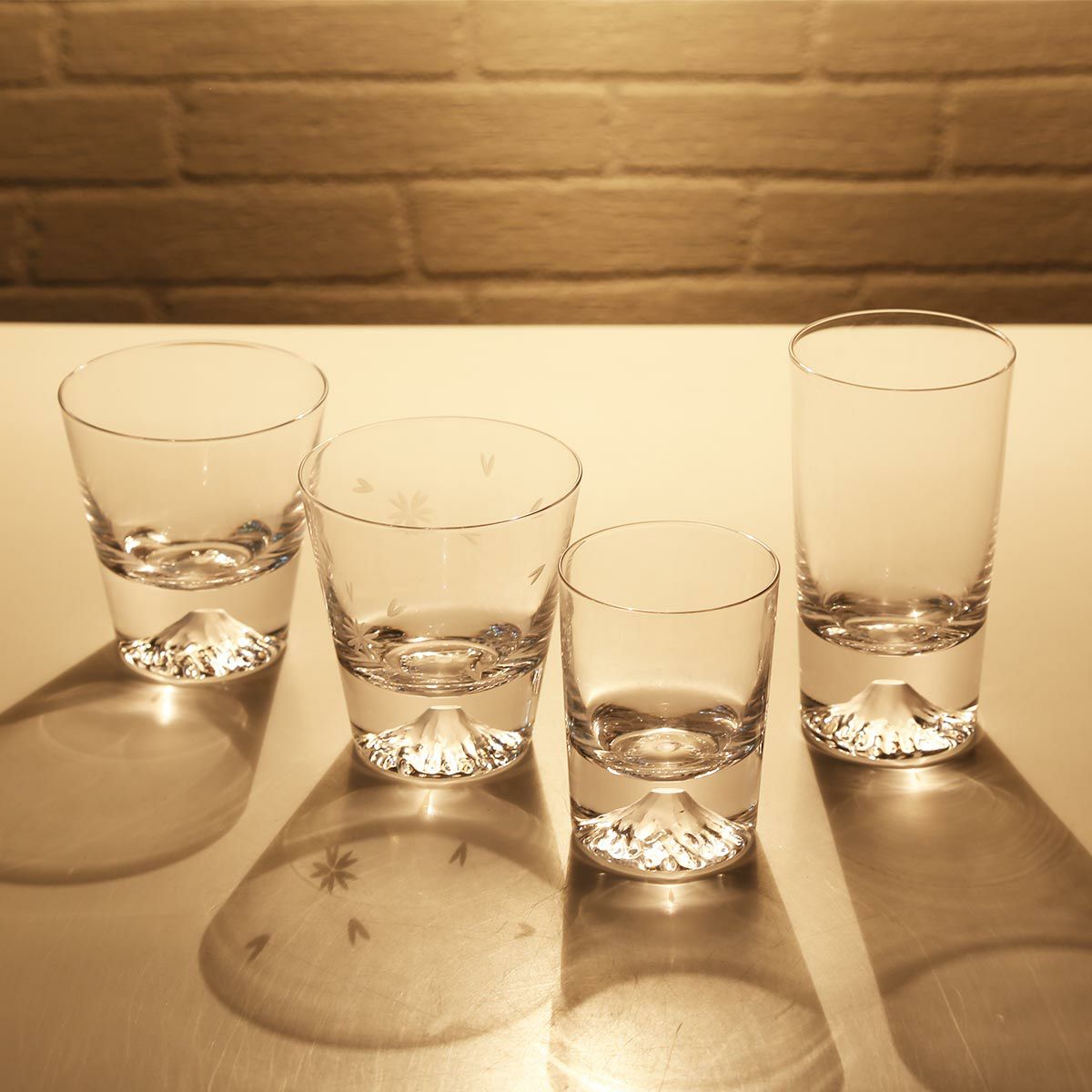 【伝統工芸】田島硝子 富士山グラス 冷酒グラス／ショットグラス 90ml TG20-015-CS
