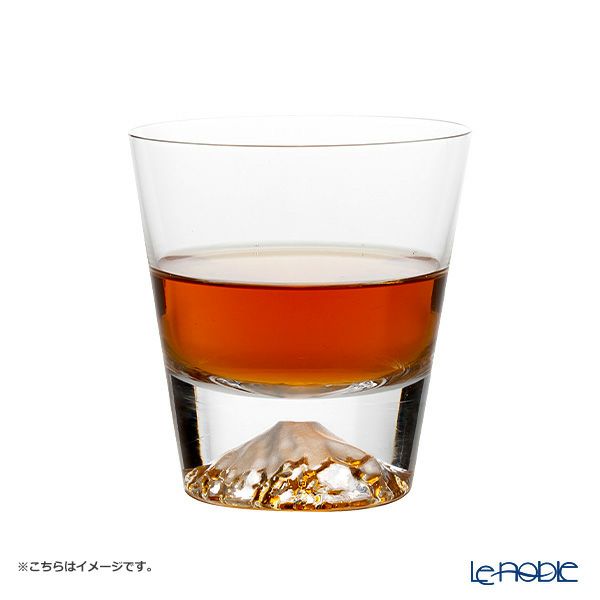 【伝統工芸】田島硝子 富士山グラス ロックグラス 270ml TG15-015-2R ペア【木箱入】