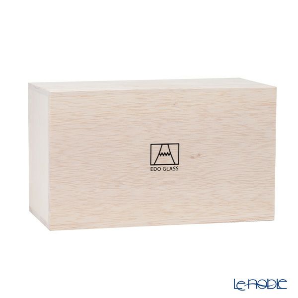 【伝統工芸】田島硝子 富士山グラス ロックグラス 270ml TG15-015-2R ペア【木箱入】