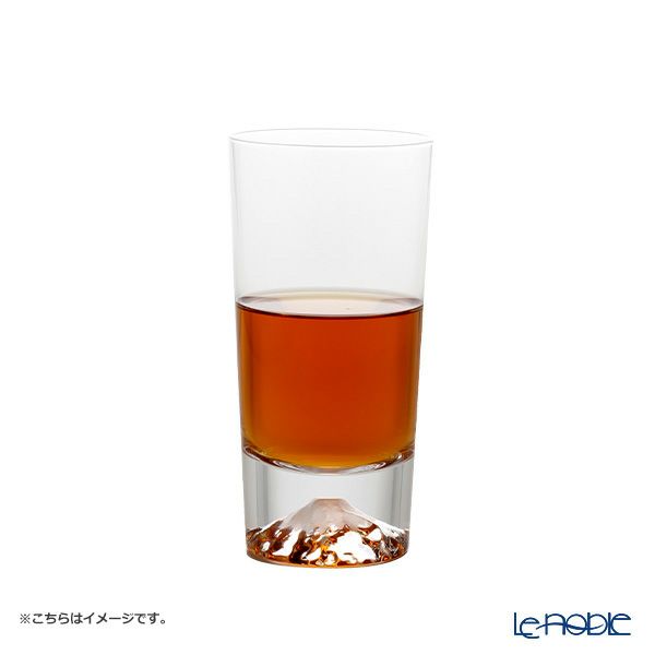【伝統工芸】田島硝子 富士山グラス タンブラー 400ml TG15-015-2T ペア【木箱入】