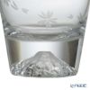 【伝統工芸】田島硝子 富士山グラス ロックグラス 270ml 桜切子 桜風呂敷包み TG16-015-RS