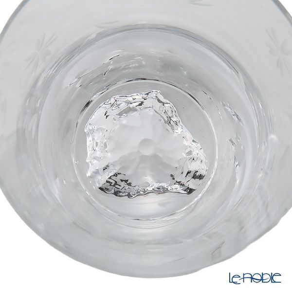 【伝統工芸】田島硝子 富士山グラス ロックグラス 270ml 桜切子 桜風呂敷包み TG16-015-RS