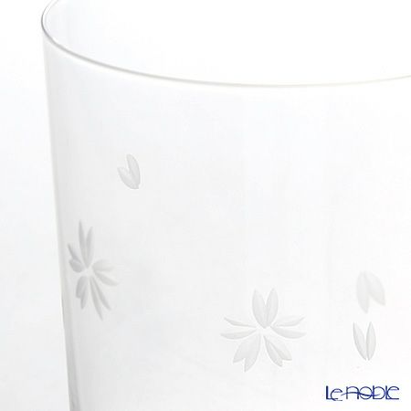 【伝統工芸】田島硝子 富士山グラス タンブラー 400ml 桜切子 TG16-015-TS