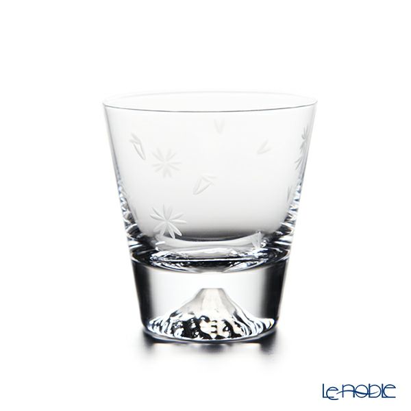 【伝統工芸】田島硝子 富士山グラス ミニロックグラス 桜切子 150ml TG20-015-MRS
