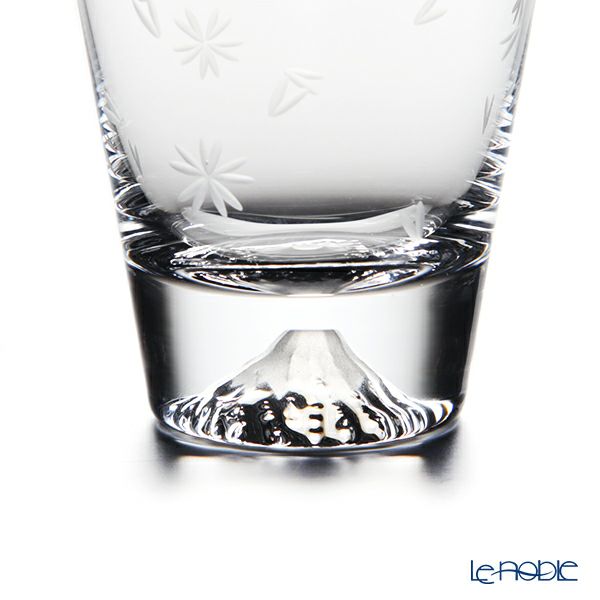 【伝統工芸】田島硝子 富士山グラス ミニロックグラス 桜切子 150ml TG20-015-MRS