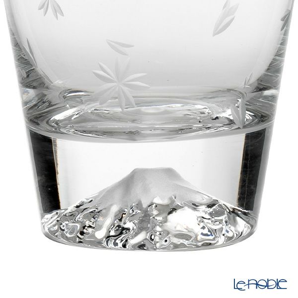 【伝統工芸】田島硝子 富士山グラス 桜切子 ロックグラス 270ml TG16-015-2RS ペア【木箱入】