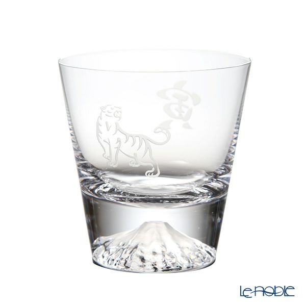 【伝統工芸】田島硝子 富士山グラス ロックグラス 270ml 干支 2022年 寅 風呂敷付