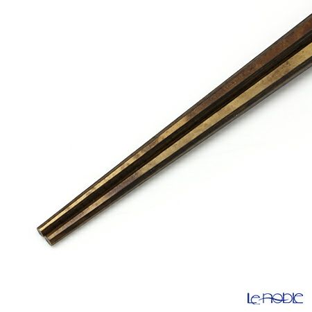 高野竹工 御園箸 松煙 22.5cm