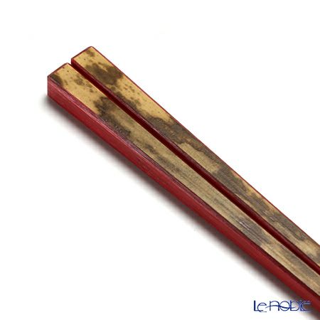 高野竹工 御園箸 紅花 22.5cm