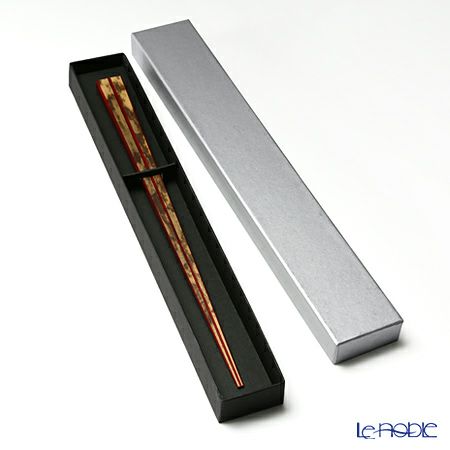 高野竹工 御園箸 紅花 22.5cm