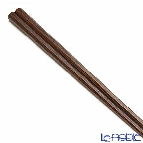 高野竹工 八角箸 燻し煤竹 摺り漆 05508S