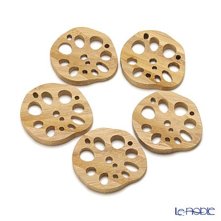 高野竹工 レンコン型箸置 5個セット