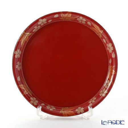 【伝統工芸】輪島塗 プレート／コースター 春秋 坂口政昭氏作