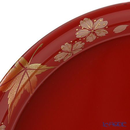 【伝統工芸】輪島塗 プレート／コースター 春秋 坂口政昭氏作