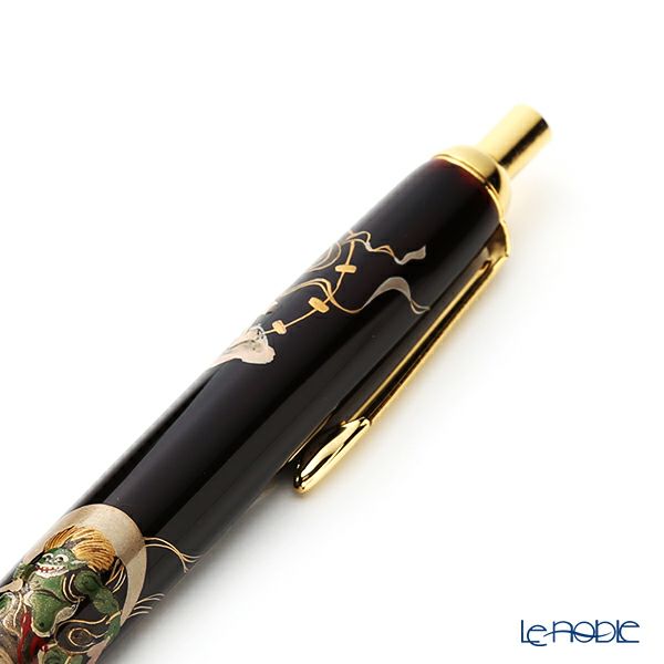 【1点物】【伝統工芸】輪島塗 ボールペン 風神雷神 蒔絵師：坂口政昭